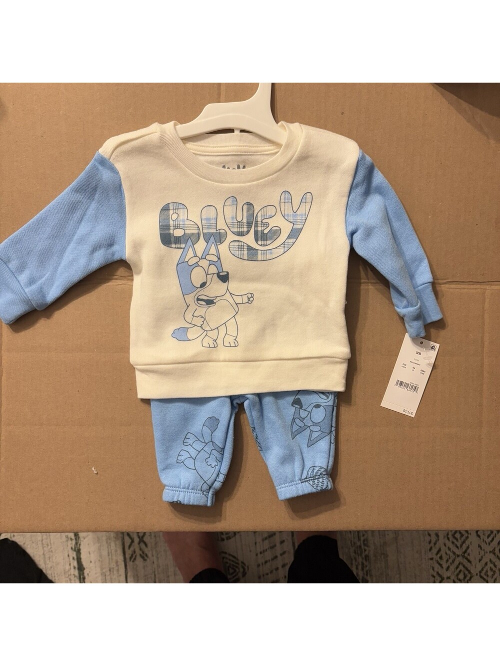 Bluey NB Two Piece Outfit NWT